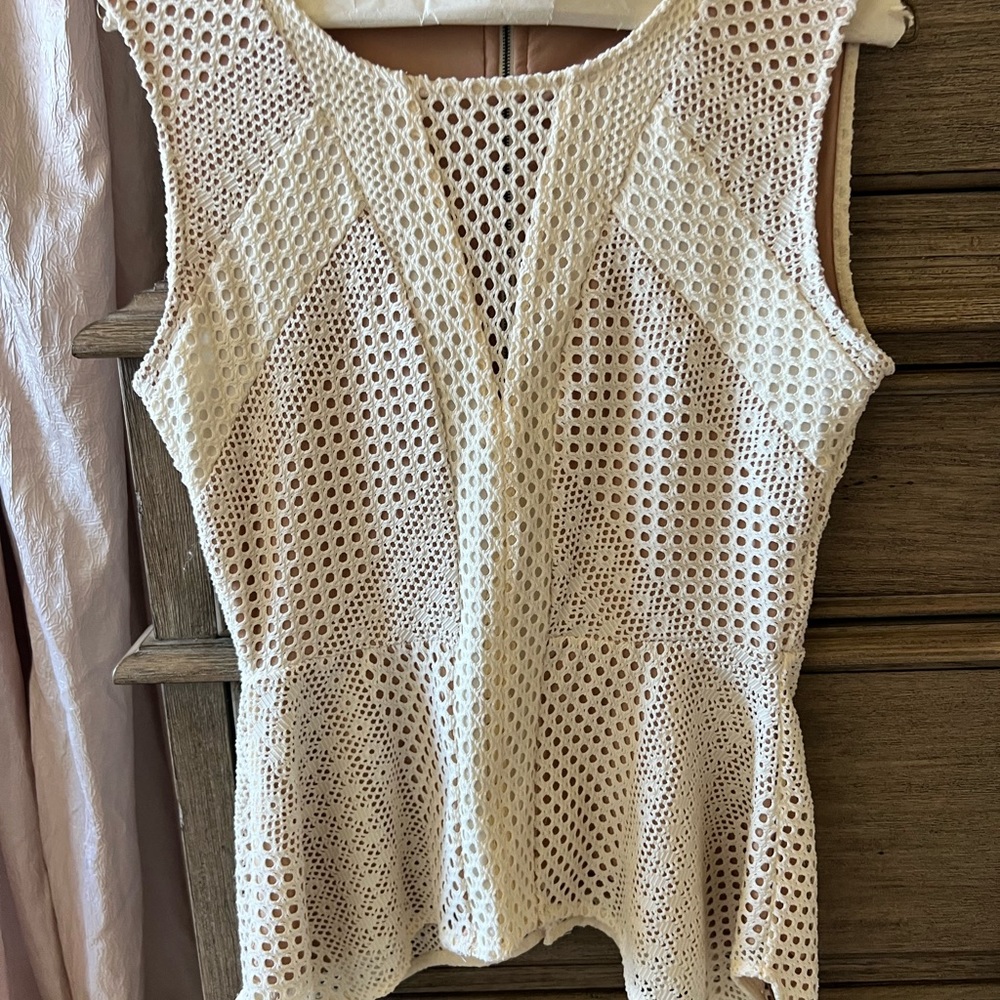 BCBG Max Azria peplum top